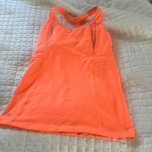 Athleta orange tank top